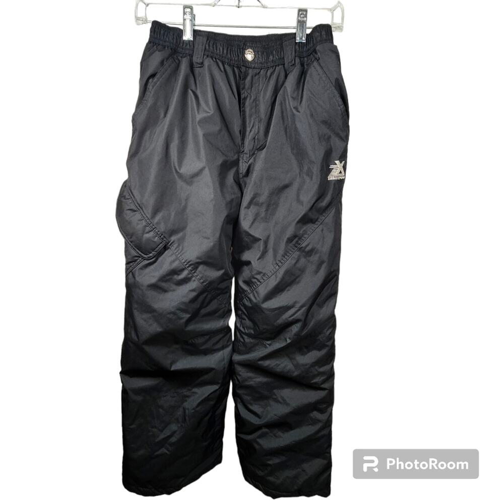 ZeroXposur Kids Black Insulated Snow Ski Pants Size L 12/14